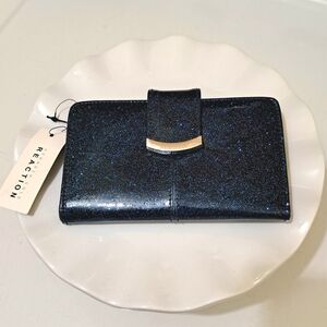 Kenneth Cole Reaction Glitter Wallet - Navy Sparkle